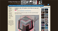 Desktop Screenshot of ledsigns.resinsign.com