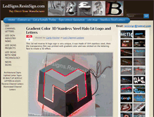 Tablet Screenshot of ledsigns.resinsign.com
